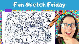 Drawing characters  Fun Sketch Friday [upl. by Grissom]