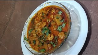 jhinga masala 🦐 prawns masala  special prawn recipe [upl. by Rozina]