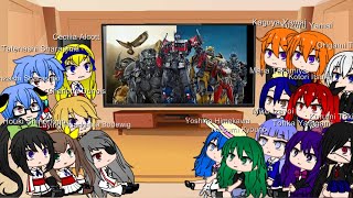 Gacha Life Date a LiveInfinite Stratos girls react to Ichika amp Shido as Optimus PrimePrimal 4 [upl. by Anyaled]