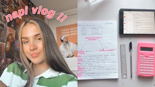 napi vlog 2 karantén amp online suli [upl. by Airtemed31]