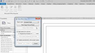 Revit Word y Excel enlazados en proyectos de REVIT [upl. by Picardi483]