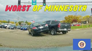 BEST OF MINNESOTA DRIVERS  20 Minutes of Road Rage amp Bad Drivers  PART 1 [upl. by Atteloc]