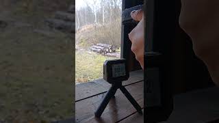 Baltic bullet 9x19 FMJ ammo chronograph velocity test Garmin Xero C1 Pro arex delta [upl. by Ydnolem]