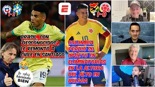 Brasil DA PENA CLASIFICARÁ pero JUEGA FEO Colombia DEJÓ su invicto en BOLIVIA  Exclusivos [upl. by Huai]