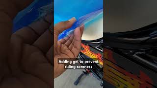 Adding seat gel to Retrovolt ebike longdistanceriding ebike jasionbike [upl. by Brabazon901]