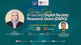 RESEARCH WEBINAR SESSION DIGITAL SOCIETY RESEARCH GRANTS DSRG [upl. by Ettelliw]