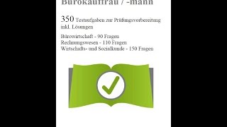 Bürokauffrau mann  5 Prüfungsfragen für die Abschlussprüfung [upl. by Mcarthur]