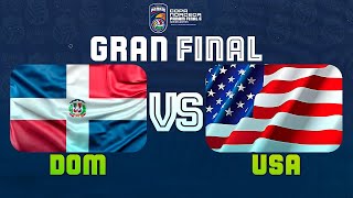 REPÚBLICA DOMINICANA VS ESTADOS UNIDOS  FINAL  PANAMERICANO FINAL SIX  2022 [upl. by Anemaj]