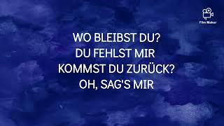 Du fehlst mir Lyrics DELA [upl. by Finbur]