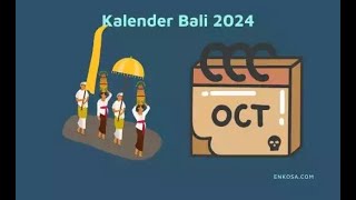 Kalender Bali Oktober 2024 PDF Lengkap [upl. by Bondy]