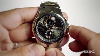 Seiko HowTo Video Perpetual Chronograph With Caliber V198 [upl. by Kloman]