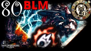 FFXIV  UPDATED  Black Mage  BLM  Guide  Rotation amp Timestamps  Lv 80  Shadowbringers [upl. by Huberto]