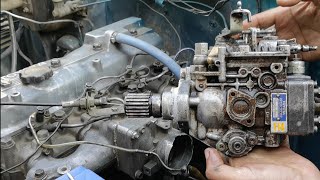 diesel pump engine fitting  Toyota 13b engine [upl. by Lawry919]