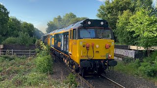 Fierce 50’s 50007 amp 50049 doubleheading on ‘The Mazey Day Cornishman’ 29624 [upl. by Chafee]