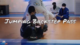 주랜기술207 점핑 백스텝 패스  Jumping Backstep Pass [upl. by Willetta]