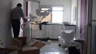 Timelapse installation fauteuil dentaire [upl. by Llieno]