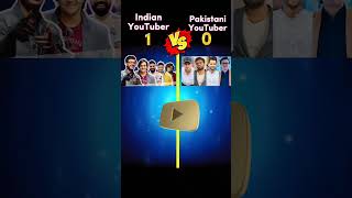 Indian youtuber vs Pakistani youtuber  shorts shortsfeed fects [upl. by Akinor201]