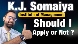 KJ Somaiya Institute of management  Should I apply or NOT  Application Deadline  Placements [upl. by Yrnehnhoj593]