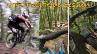 Troserch Woods Mountain Bike New Black Trail First Ride Session [upl. by Eimoan]