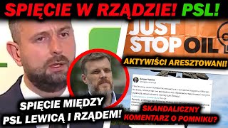 SPIĘCIE MIĘDZY LEWICĄ PSL I RZĄDEM AKTYWIŚCI ARESZTOWANI ODSŁONIĘCIE POMNIKA [upl. by Lotti]