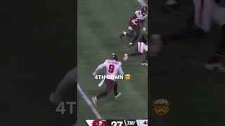 Darnell Mooney STUNS TAMPA BAY HEAD COACH 4TH DOWN nfl shorts [upl. by Eselahs]