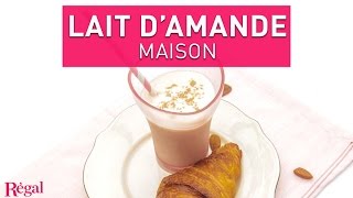 Lait végétal amande amp vanille  regalfr [upl. by Devina]