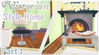 Victorian Style Home Part 1  Estate house  Adopt Me Speedbuild [upl. by Sprage]