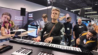 NAMM 2024 JESÚS MOLINA  POCKET PIANO BOOTH [upl. by Lourie102]