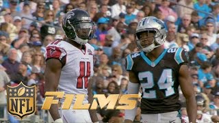 Josh Norman Micd Up vs Julio Jones Week 14  Inside the NFL Falcons vs Panthers highlights [upl. by Akinna]