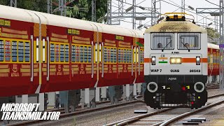 Antyodaya Express  Makes a glamorous entry Steals glances of all  Indian Train Simulator [upl. by Enortna]