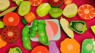 Super Cool ASMR Toy Fruits and Vegetables Cutting  Satisfying Sounds for Relaxation [upl. by Ecnarepmet]