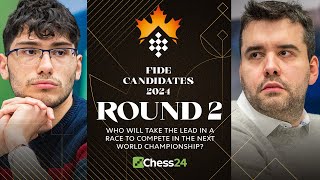 FIDE Candidates 2024 Rd 2  Will Hikaru Fabiano Pragg amp Co Break The Deadlock amp Score Wins [upl. by Kyne]