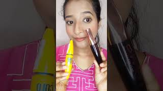 Maybelline Colossal Mascara Vs Mars Fabulash Mascara Which one is best shorts youtubeshorts [upl. by Nairrot]