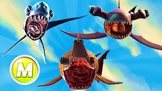 ALL M SHARKS UNLOCKED  HUNGRY SHARK WORLD  NEW SHARK GAMEPLAY [upl. by Kessiah523]