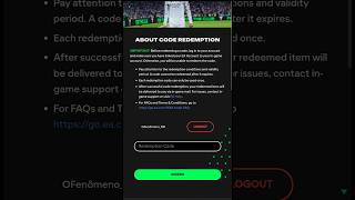 Redeem code FC Mobile fcmobile [upl. by Erialb]