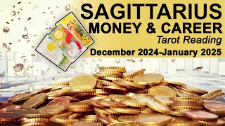 SAGITTARIUS MONEY amp CAREER TAROT quotA HAPPY SURPRISE THE PERFECT SOLUTIONquot December 2024January 2025 [upl. by Nillad689]