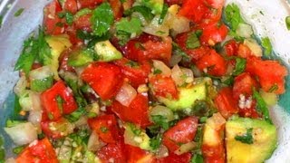 How To Make Pico DE Gallo Recipe [upl. by Zoller668]