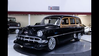 1954 Chevrolet Handyman Wagon Restomod Startup Walk Around Exhaust  For Sale at GT Auto Lounge [upl. by Sabine]