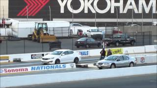 2013 Kia Optima SX  Drag Race 14 Mile [upl. by Noraha]