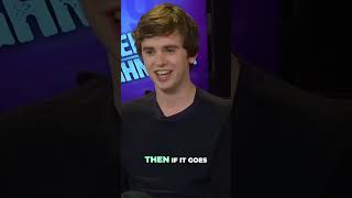 Freddie Highmore on Filming Creepy Scenes with Vera Farmiga [upl. by Anceline696]