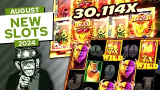 Big Wins on New Slots August 2024 [upl. by Landan702]