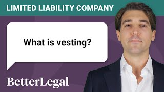 What is vesting Vesting for startups explained by BetterLegal [upl. by Lorelei]