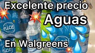 💦Excelente precio aguas💦 en Walgreens 🏃‍♀️🏃‍♀️ [upl. by Assenad]