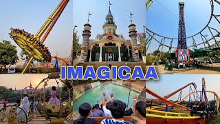 Imagicaa Theme Park All Rides Tour  Imagicaa Tickets  Adlabs imagica Theme Park Khopoli [upl. by Adnael]