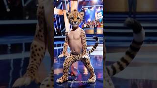 A Baby Performs a Fusion with Cheetah on AGT americagottalent agt magic talent shorts [upl. by Carr]