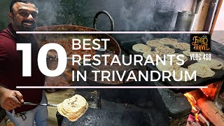 Top 10 Restaurants in Trivandrum  10 Selected Food Spots in Thiruvananthapuram [upl. by Worrad116]