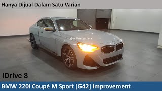 BMW 220i Coupé M Sport G42 Improvement iDrive 8 review  Indonesia [upl. by Ilrak127]