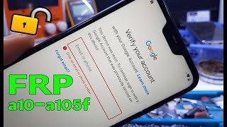 Samsung A10 Frp Bypass 100 DONE Debloquer Compte Google Samsung A105F manuelAccount Unlock A105F [upl. by Haggar718]