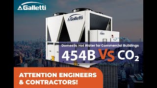 Galletti presents the case for R454B vs C02 in domestic hot water heat pump applications [upl. by Eseuqram]