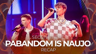 Pabandom iš Naujo 2022 Lithuania  Second Heat  RECAP [upl. by Alit]